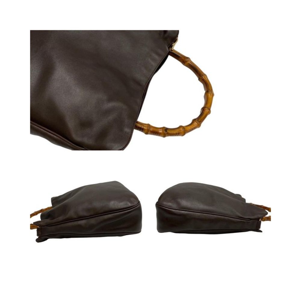 Pre Loved Gucci Bamboo Leather Tote Bag - Picture 6 of 10